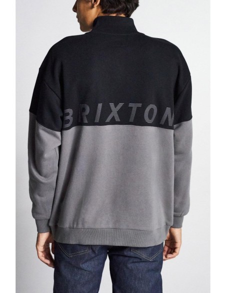 Brixton Dimension 1/2 Zip Black Pullover