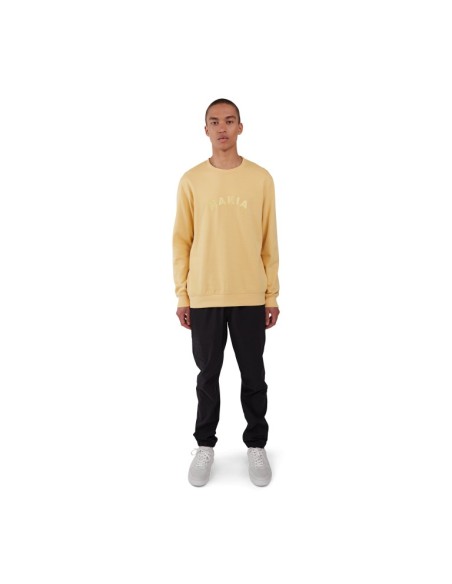 Makia Sienna Light Sweatshirt Light Ochre - ORGANIC COTTON