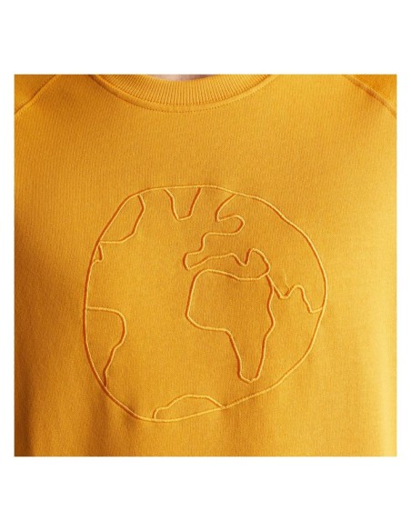 Sudadera Dedicated Malmoe Globe Honey - ALGODÓN ORGÁNICO