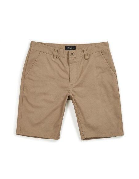 Bermuda Brixton Toil II Hemmed Chino Khaki