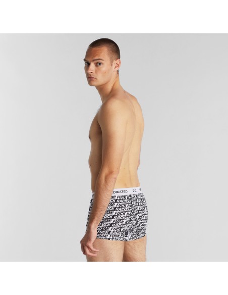 Dedicated Kalix Fuck Racism Boxer Brief - Organic cotton