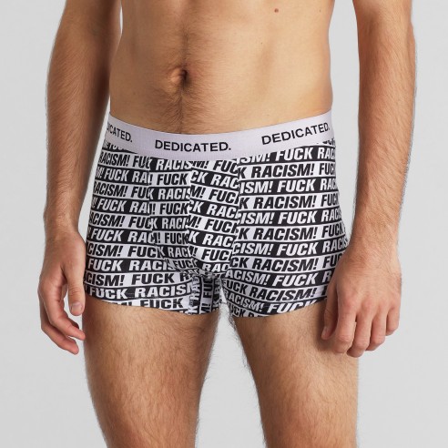Dedicated Kalix Fuck Racism Boxer Brief - Organic cotton