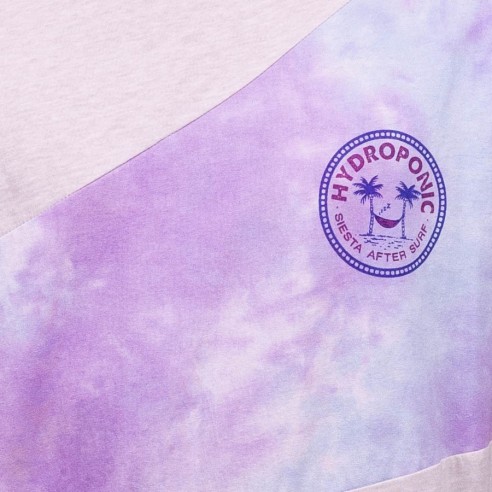 Hydroponic Crystal Vintage white/Tie dye T-Shirt
