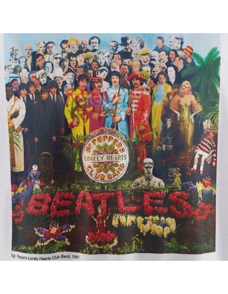 Camiseta Dedicated Stockholm Sgt Pepper's White - THE BEATLES