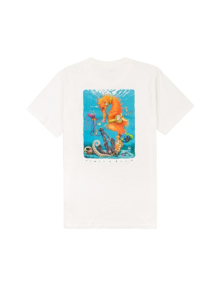 Tiwel Dulk Seahorse Off white T-Shirt in Collab with Dulk