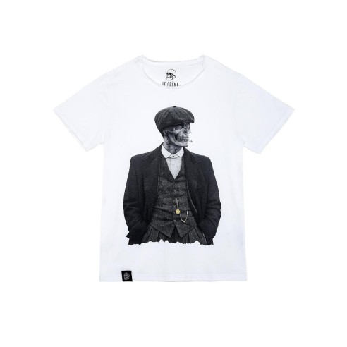 Le Crane Peaky Skull White T-shirt