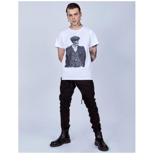 Le Crane Peaky Skull White T-shirt