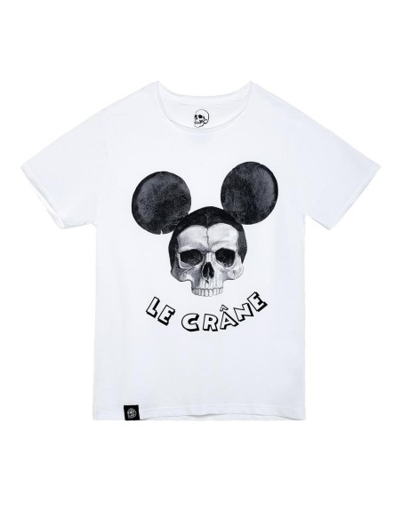 Camiseta Le Crane Mouse Color Blanco