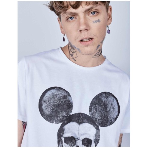Le Crane Mouse White T-Shirt Unisex