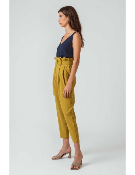 Pantalón SKFK Loiara Khaki - Ecovero