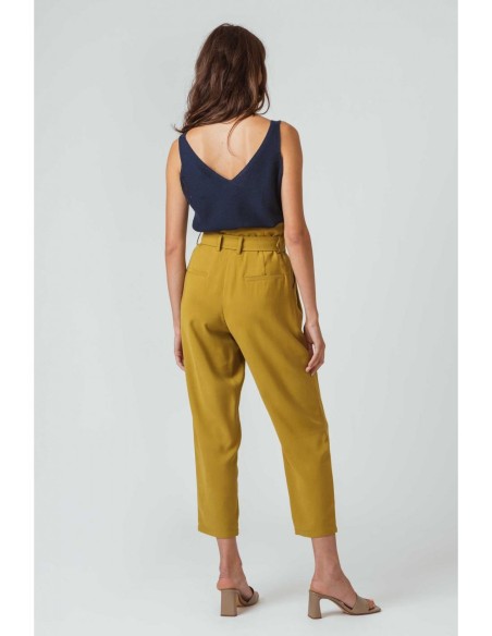 Pantalón SKFK Loiara Khaki - Ecovero