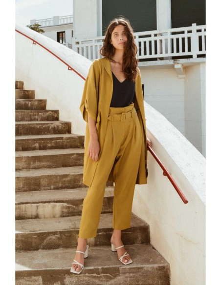 Pantalón SKFK Loiara Khaki - Ecovero