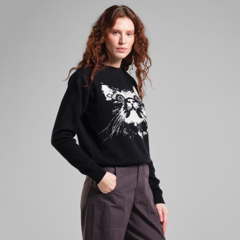 Dedicated Arendal Psychedelic Cat Sweater