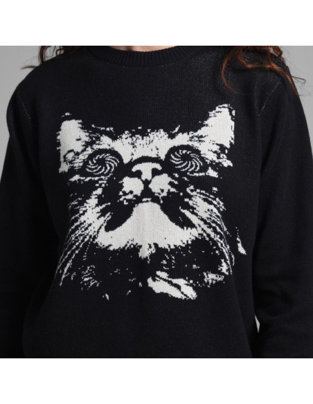 Dedicated Arendal Psychedelic Cat Sweater