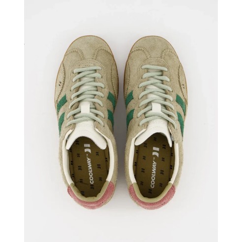 Coolway Kizuna Green Taupe Man Shoes