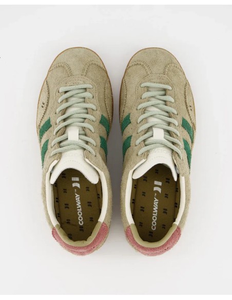 Coolway Kizuna Green Taupe Man Shoes