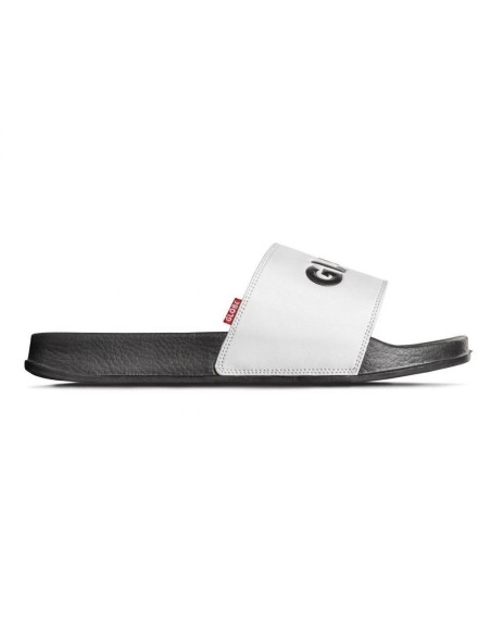 Chanclas Globe Unfazed Slide Blanco y Negro