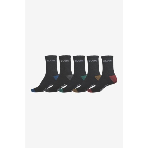 Calcetines Globe Ingles Crew 5-pack