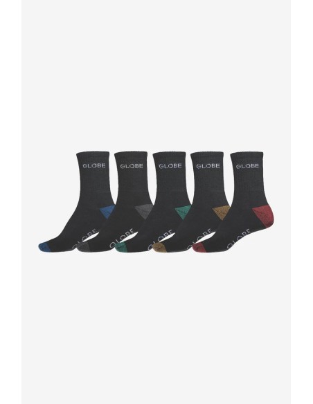 Calcetines Globe Ingles Crew 5-pack