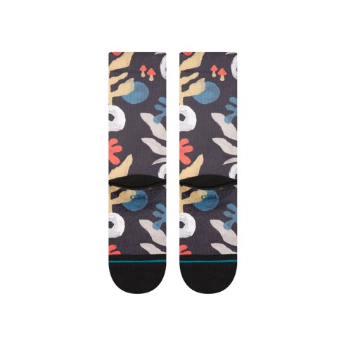 Calcetines Stance Tropiskull Crew Sock Black