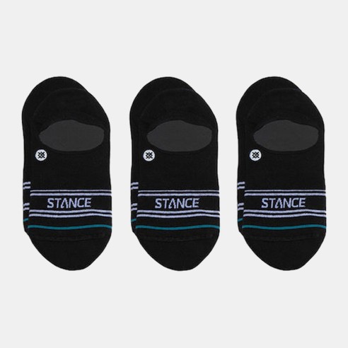 Calcetines Invisibles Stance Basick Negro Pack 3