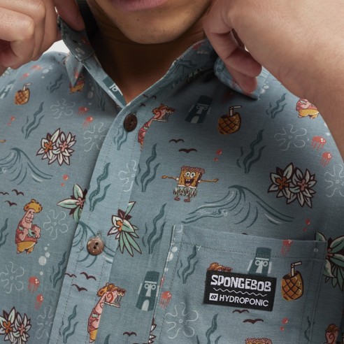 Camisa Hydroponic x Bob Esponja Aloha