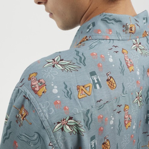 Hydroponic x SpongeBob Aloha Shirt