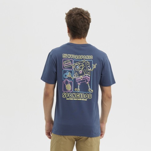 Camiseta Hydroponic x Bob Esponja Neon