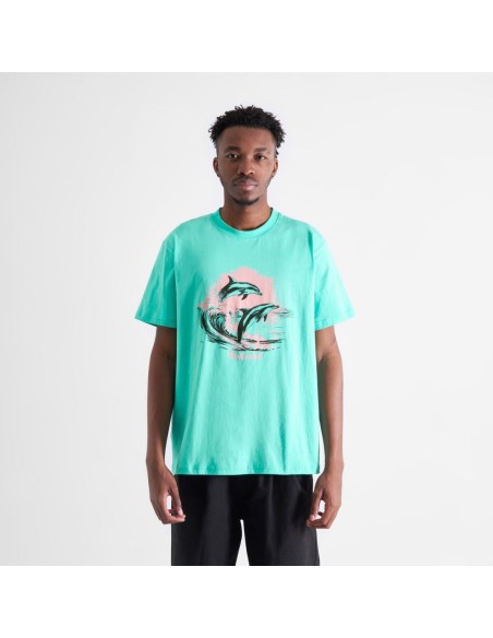 Dedicated Stockholm Dolphin Wave T-Shirt