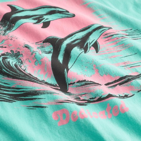 Dedicated Stockholm Dolphin Wave T-Shirt