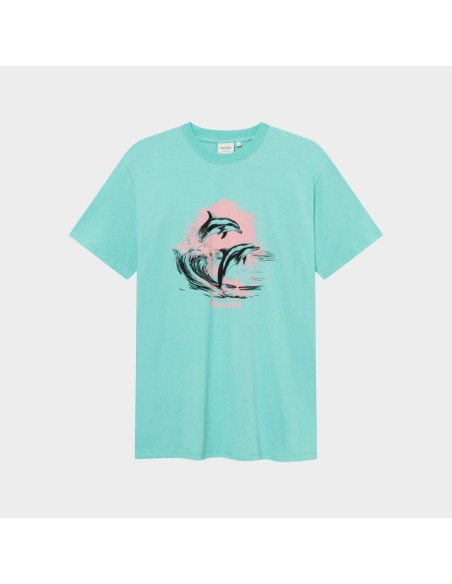 Dedicated Stockholm Dolphin Wave T-Shirt