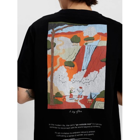 Camiseta Anerkjendt Akkikki Go outside more
