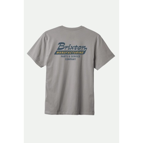 Camiseta Brixton Township Heather Grey