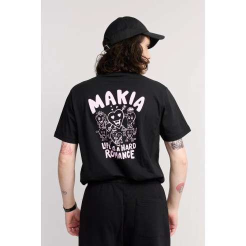 Makia Feeling T- Shirt NEGRO