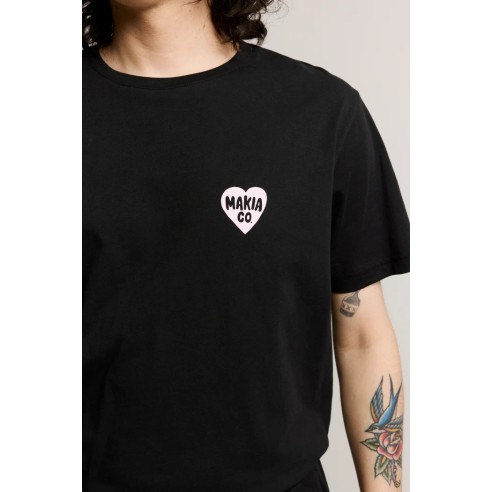 Makia Feeling T- Shirt NEGRO