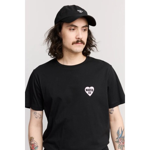 Makia Feeling T- Shirt NEGRO