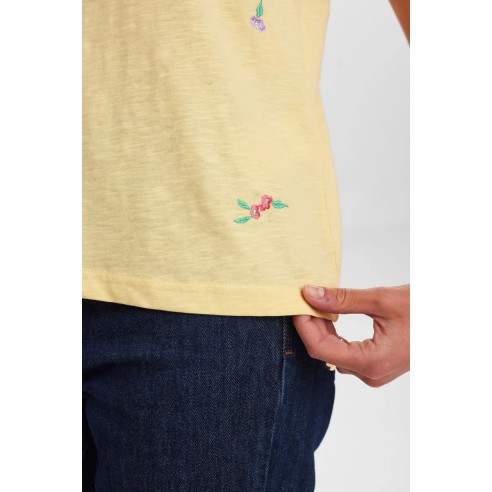 Camiseta Nümph Nusuis T-Shirt Golden Haze
