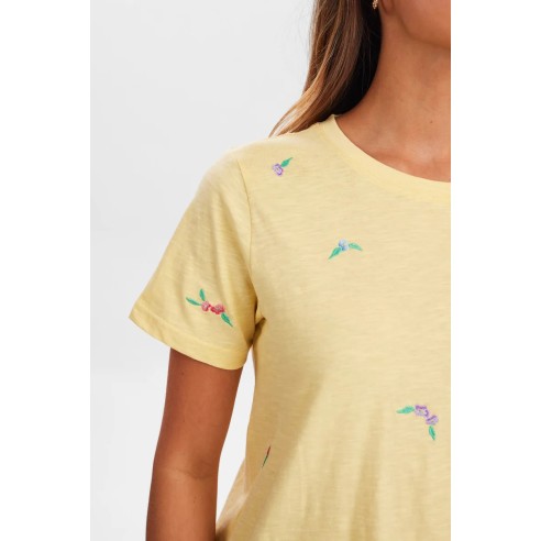 Camiseta Nümph Nusuis T-Shirt Golden Haze