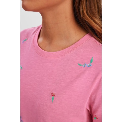 Camiseta Nümph Nusuis T-Shirt Pink Carnation