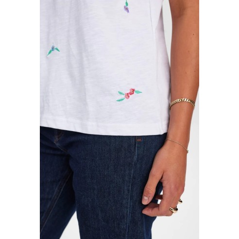 Camiseta Nümph Nusuis T-Shirt Bright White