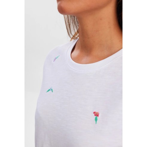 Camiseta Nümph Nusuis T-Shirt Bright White