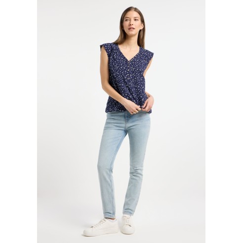 Ragwear Saltty Print Blouse