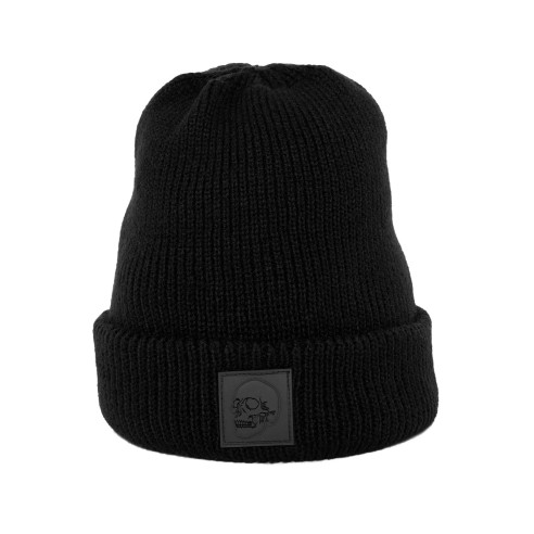 Le Crane Knit Logo cuffed Beanie