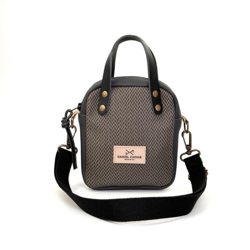 Daniel Chong Urban box mini with handles Shoulder bag