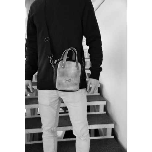Daniel Chong Urban box mini with handles Shoulder bag