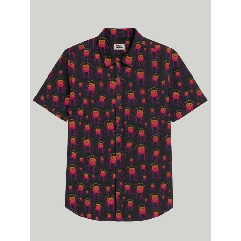Camisa Loco Monky Loco Neon