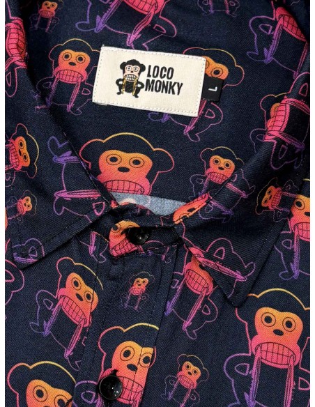 Camisa Loco Monky Loco Neon