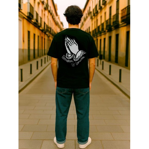 Camiseta Loco Monky Bendita locura II Negro