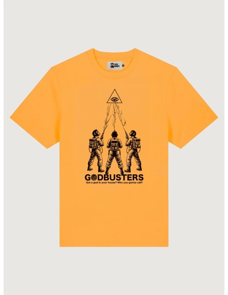 Camiseta Loco Monky Godbusters Mostaza