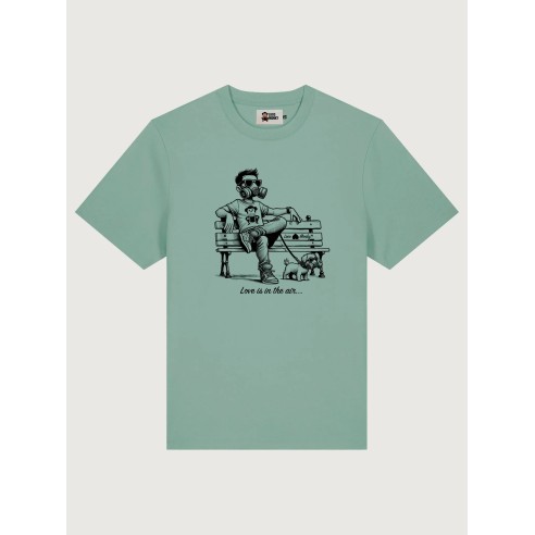 Loco Monky Love is in the air Green T-Shirt